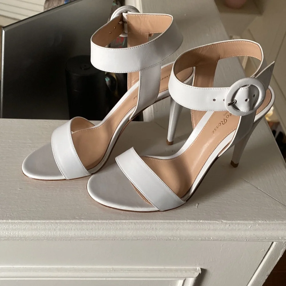 Gianvito Rossi White high heel sandals